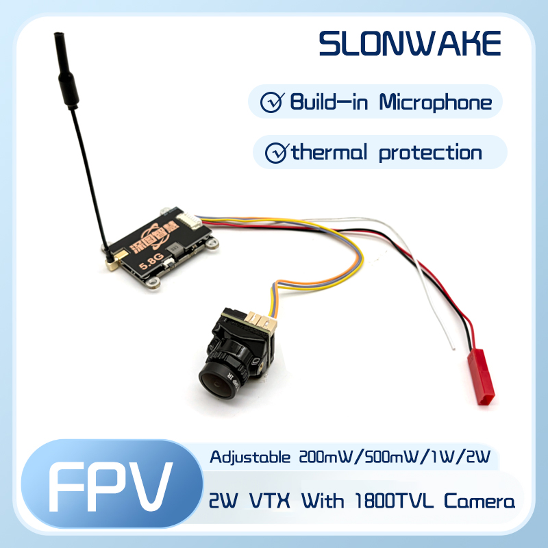 Fpv Camera Cmos - جهاز إرسال SLONWAKE 5.8G 56CH 2W