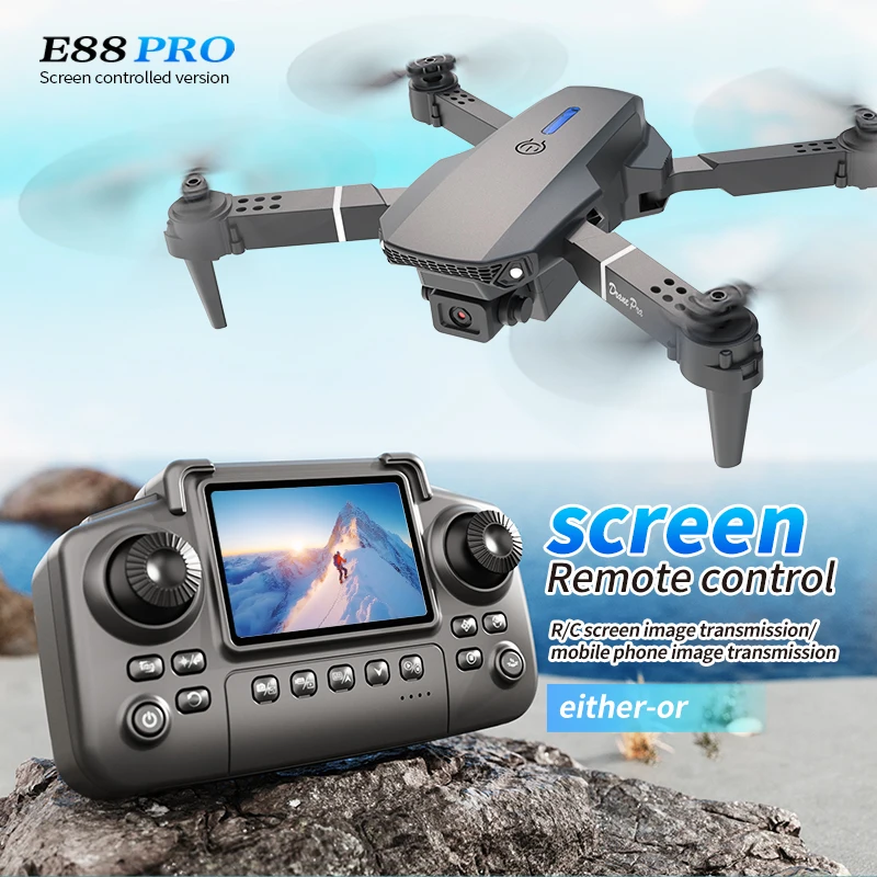 Drone Shahed Rc - طائرة بدون طيار احترافية E88 PRO