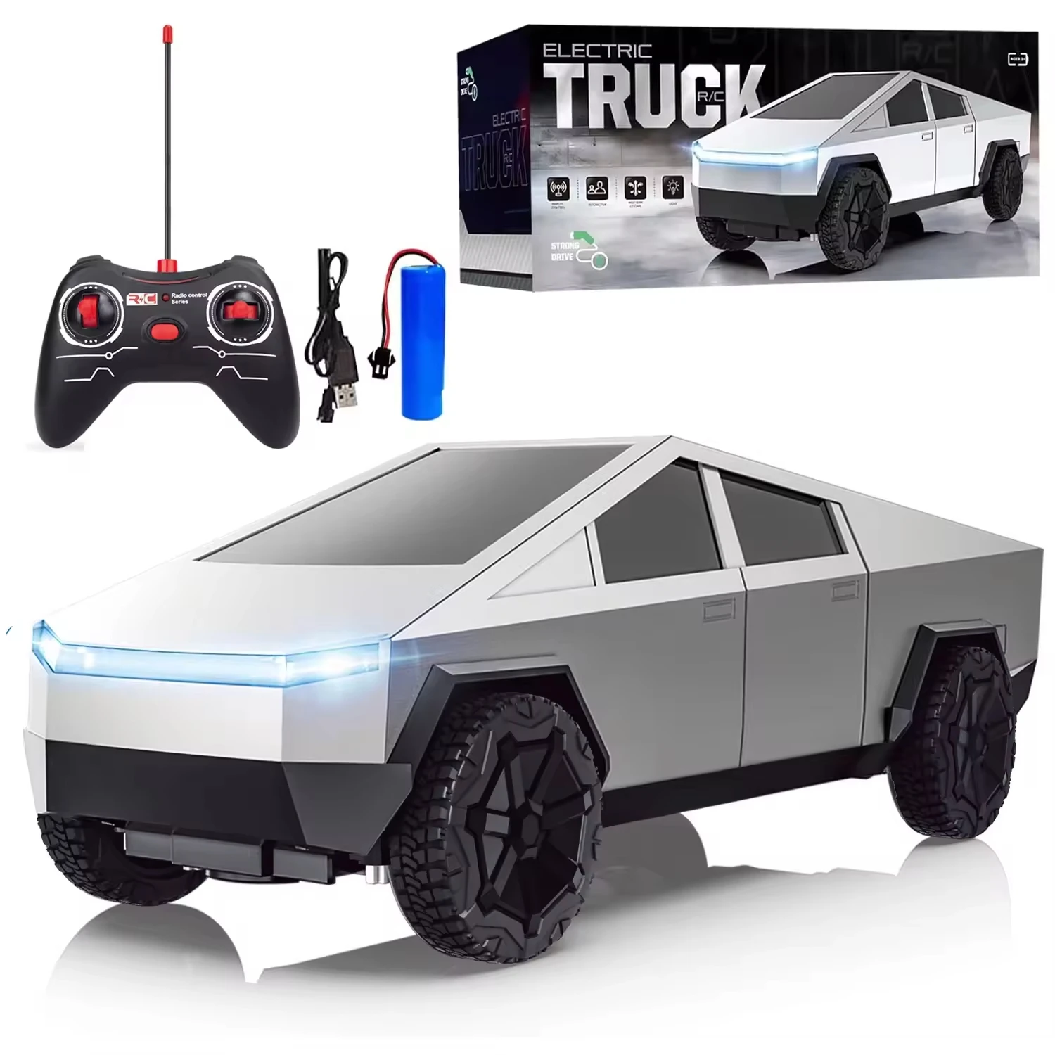 Drone Shahed Rc - 1:24 RC Cybertruck Pickup 4WD سيارة