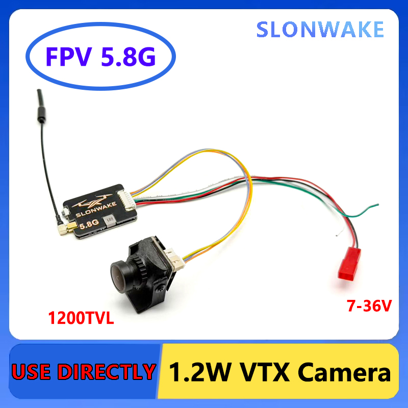 Fpv Camera Cmos - جهاز إرسال SLONWAKE 5.8G طويل المدى