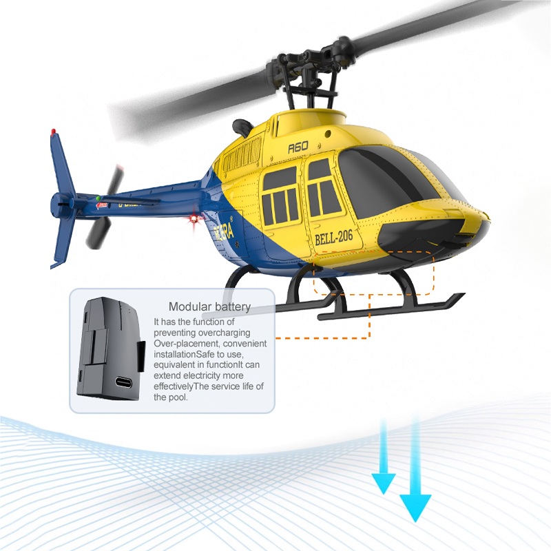 A60 RC هليكوبتر 2.4G 6-Aixs جي - مراجعة Drone Shahed Rc وسعره