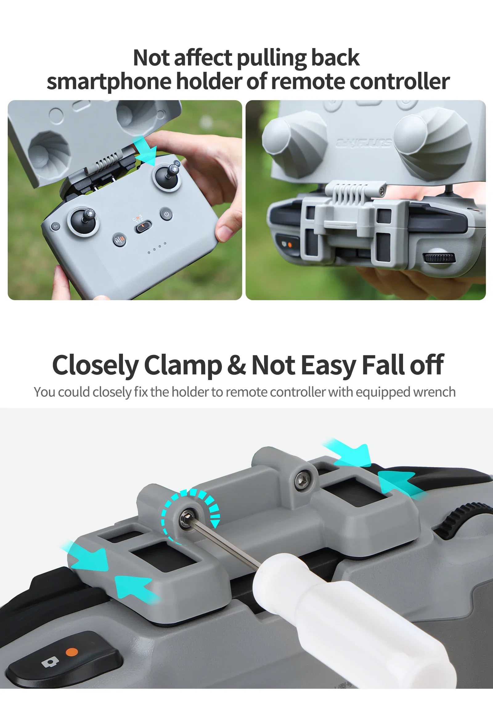 2 في 1 وحدة تحكم حامي SunHood  - مراجعة Drone Dji Rc N2 وسعره