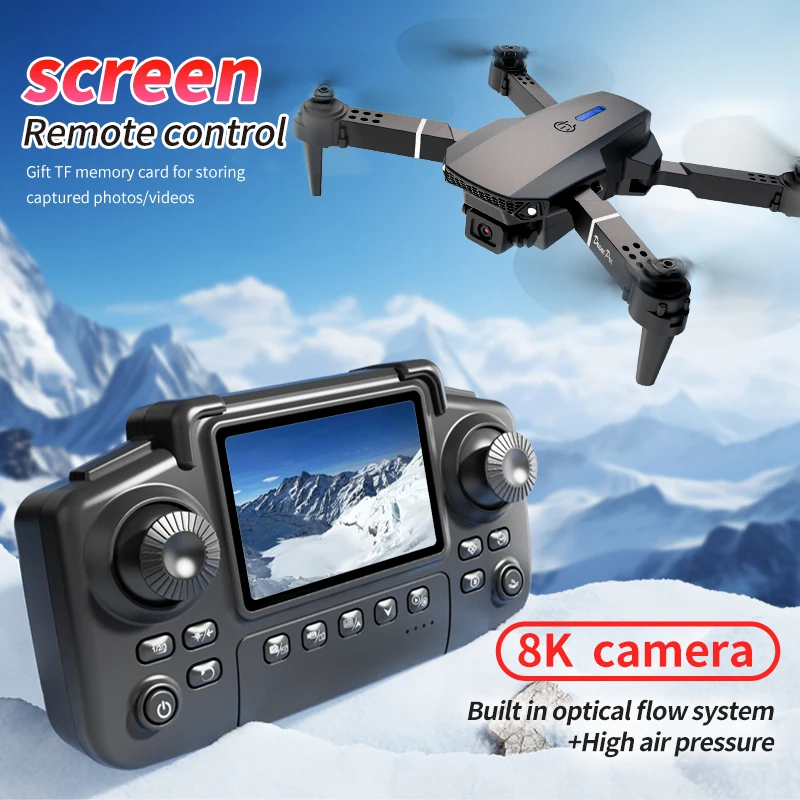 طائرة بدون طيار احترافية E88 P - مراجعة Drone Shahed Rc وسعره