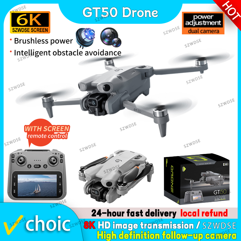 طائرة بدون طيار جديدة GT50 PRO - مراجعة Drone Rc Gt50 وسعره