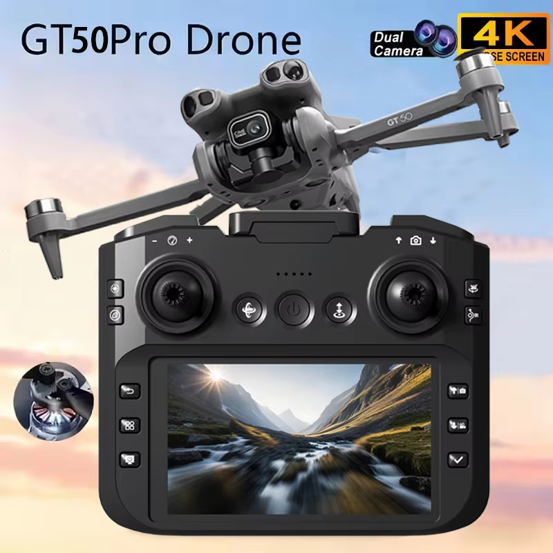 GT50 Pro 8K كاميرا مزدوجة HD ا - مراجعة Drone Rc Gt50 وسعره