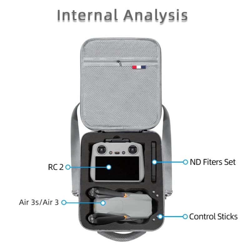 حقيبة تخزين محمولة لطائرة DJI  - مراجعة Drone Dji Rc N2 وسعره