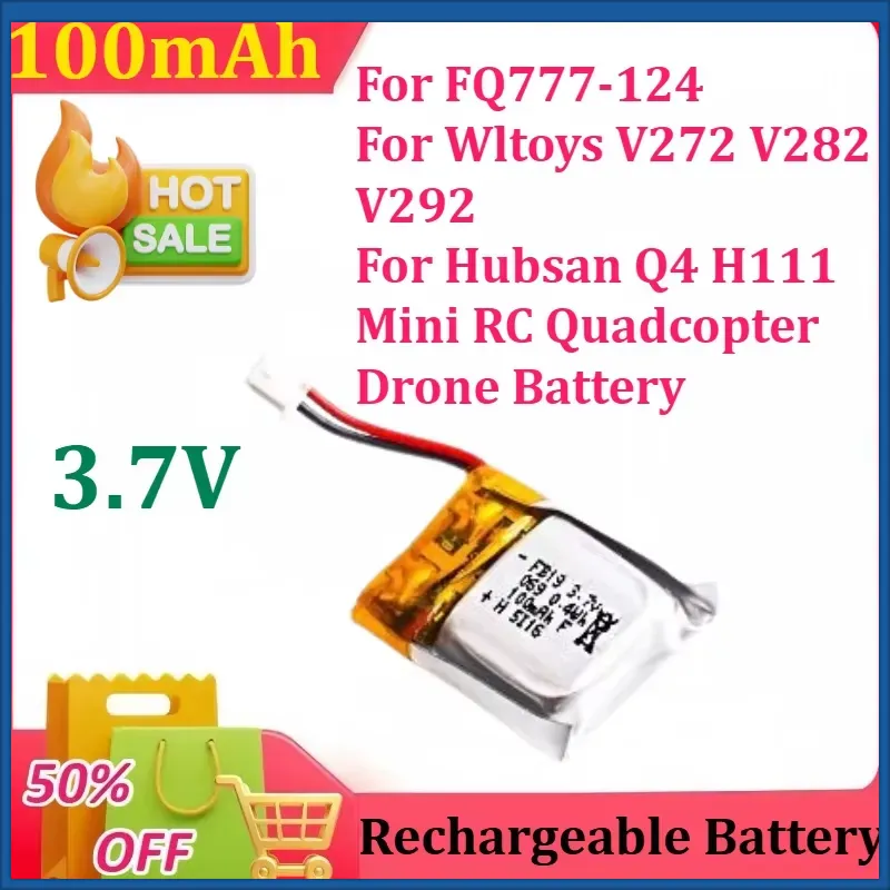 بطارية ليثيوم بوليمر 3.7 فولت  - مراجعة Drone Fq777 Rc Quadcopter وسعره